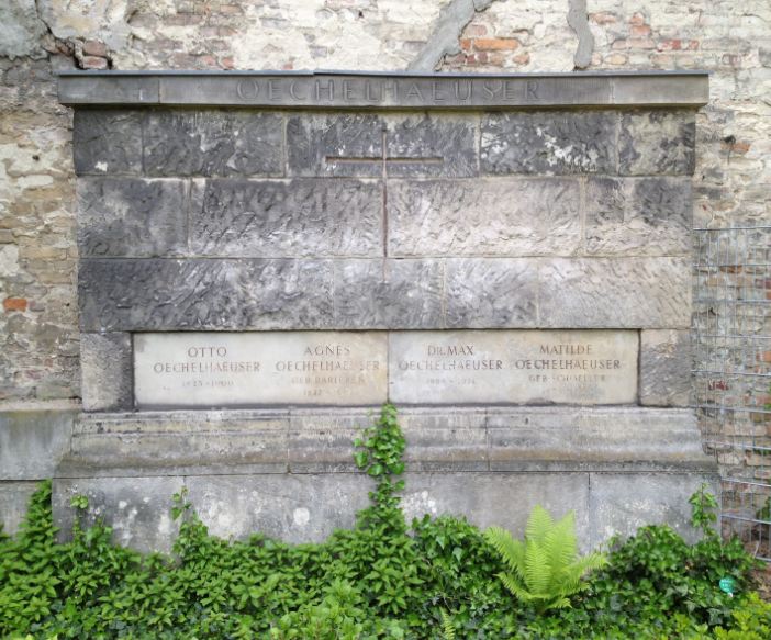 Grabstein Max Oechelhaeuser, Alter St. Matthäus Kirchhof, Berlin-Schöneberg