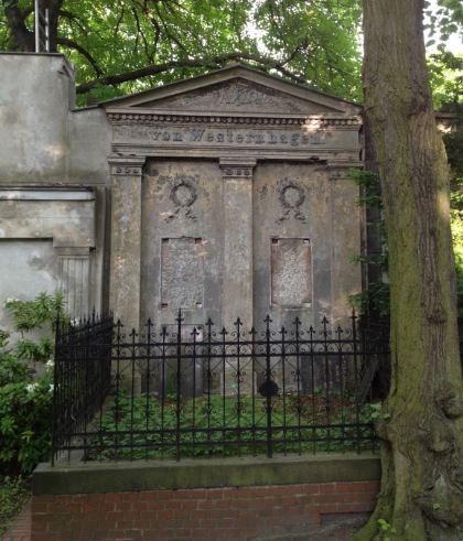 Grabstein Ferdinand von Westernhagen, Alter St. Matthäus Kirchhof, Berlin-Schöneberg